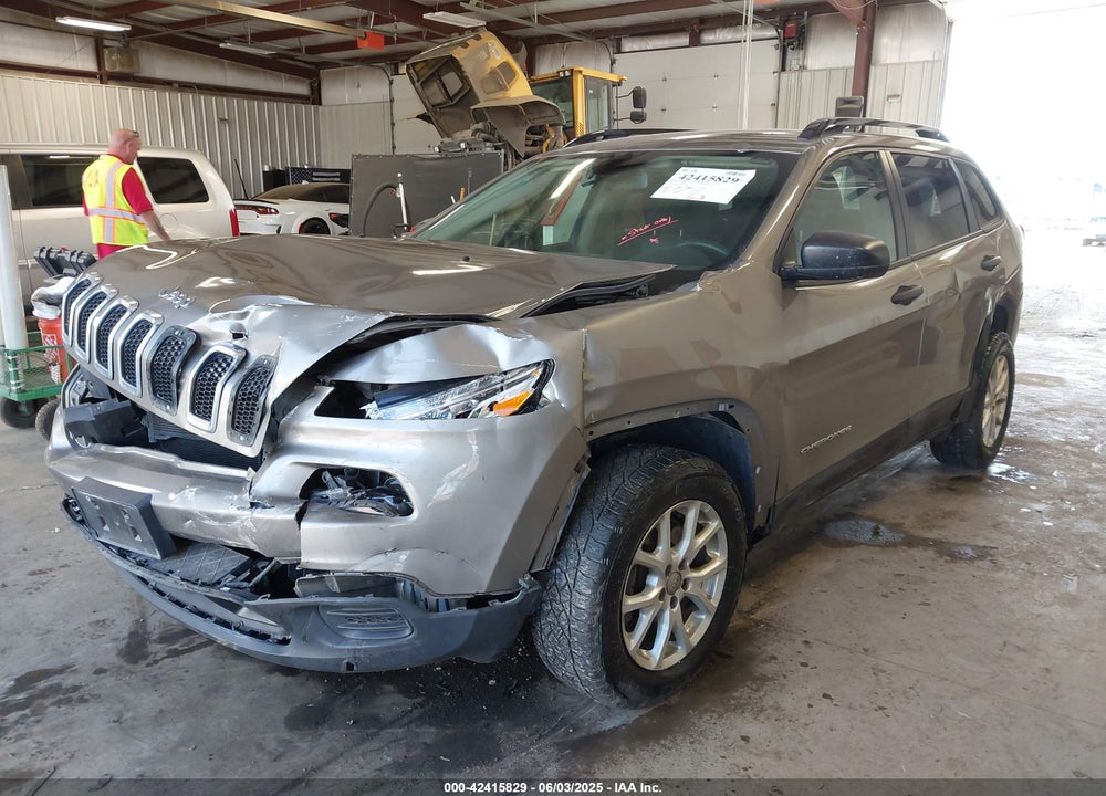 2017 JEEP CHEROKEE SPORT 4X4 VIN: 1C4PJMAB2HW537884
