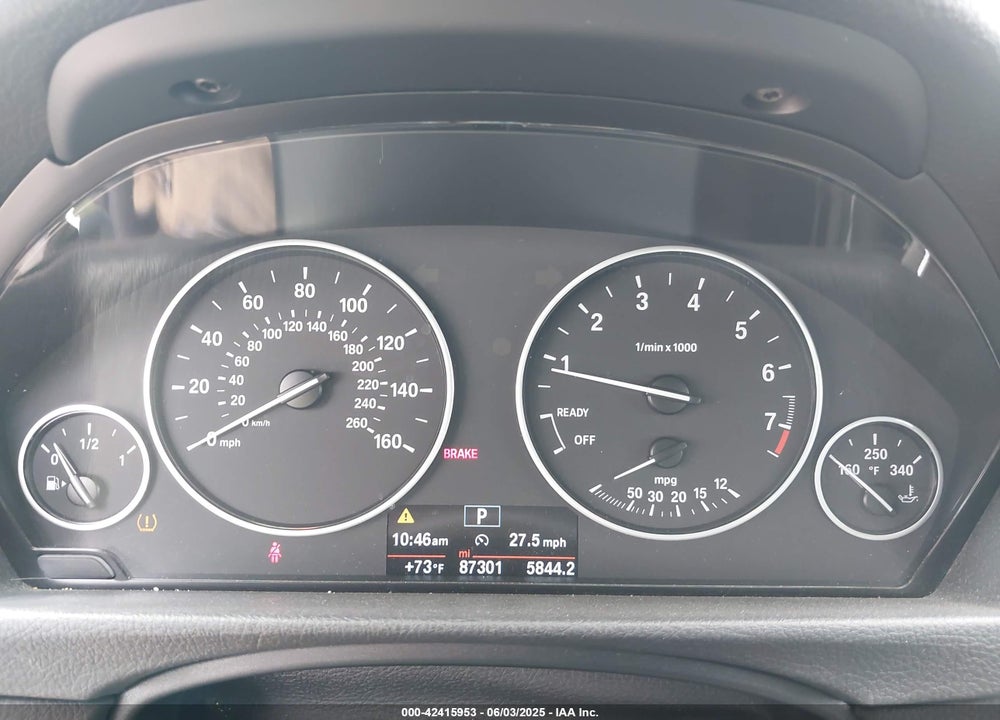 2015 BMW 328I VIN: WBA3A5C57FF610527