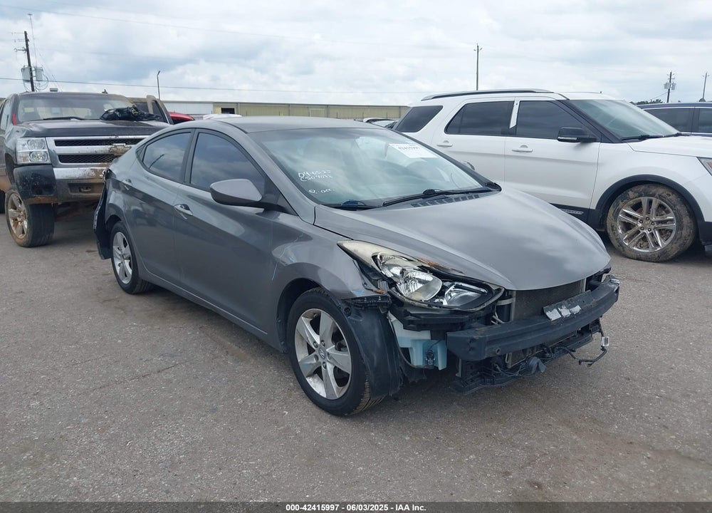 2013 HYUNDAI ELANTRA GLS VIN: 5NPDH4AE6DH358577