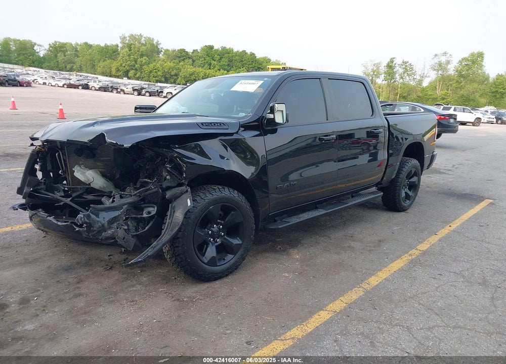 2019 RAM 1500 BIG HORN/LONE STAR 4X4 5'7 BOX VIN: 1C6SRFFT2KN850258