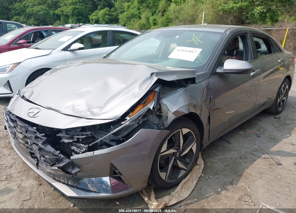 2021 HYUNDAI ELANTRA VIN: KMHLN4AG6MU100485