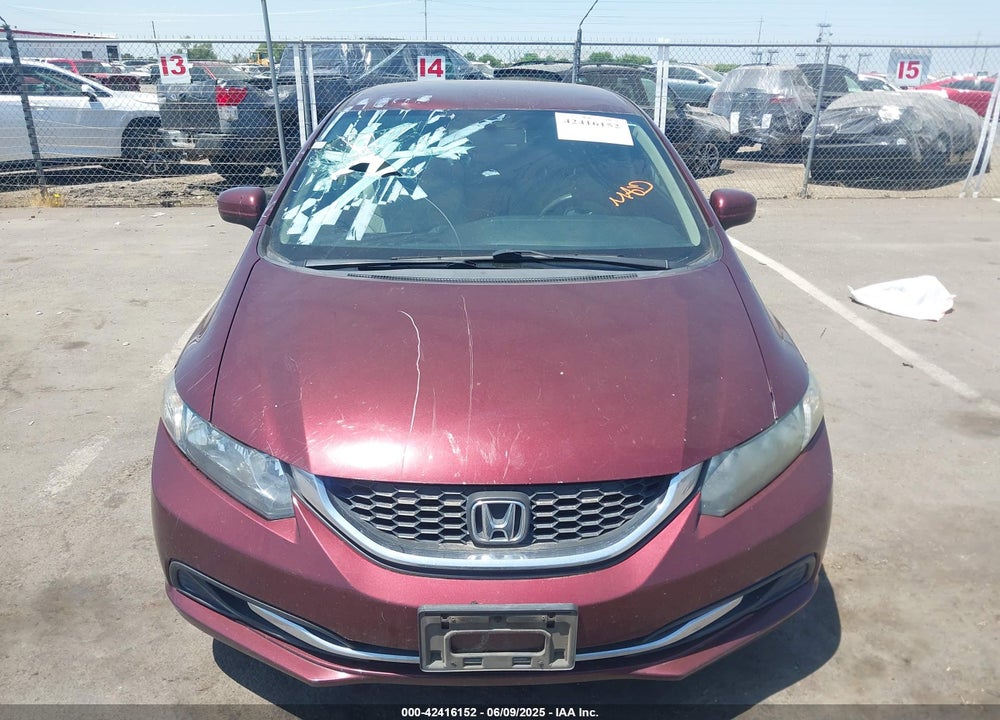 2014 HONDA CIVIC LX VIN: 19XFB2F59EE237457