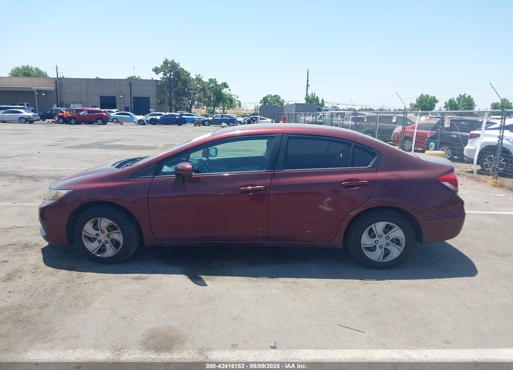 2014 HONDA CIVIC LX VIN: 19XFB2F59EE237457