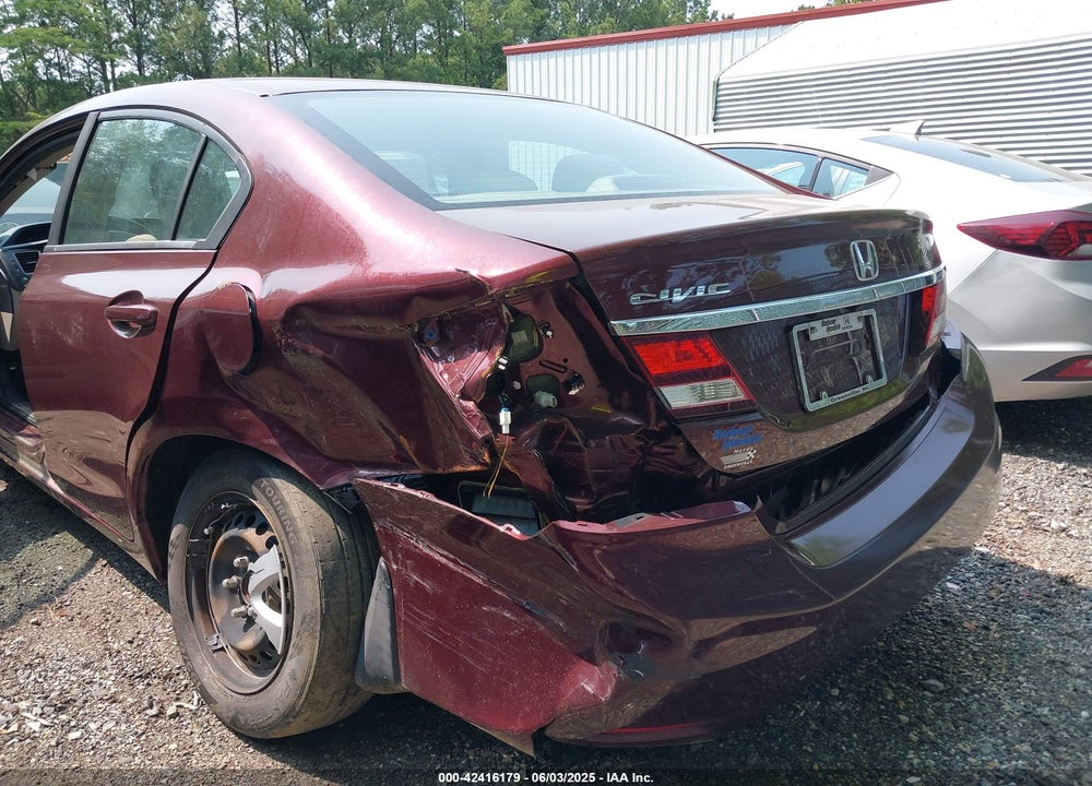2015 HONDA CIVIC LX VIN: 19XFB2F58FE049093