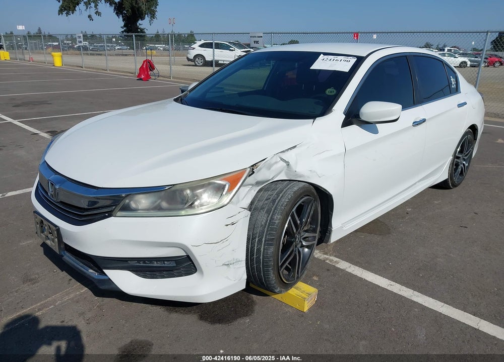 2017 HONDA ACCORD SPORT SE VIN: 1HGCR2F17HA020316