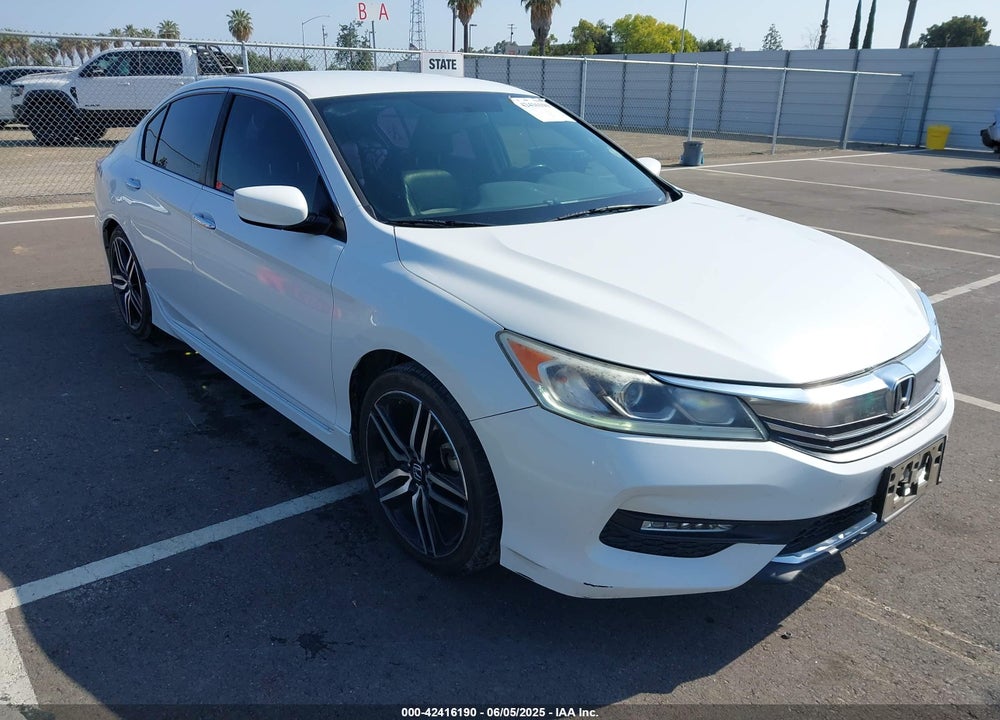 2017 HONDA ACCORD SPORT SE VIN: 1HGCR2F17HA020316
