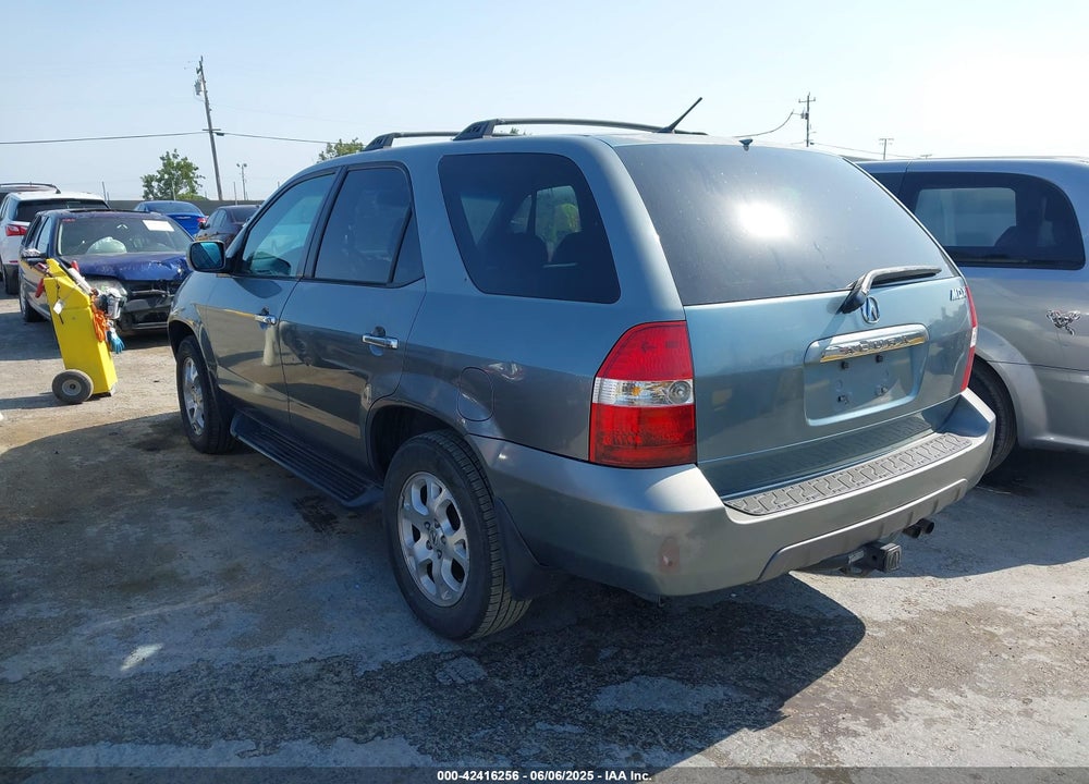 2002 ACURA MDX VIN: 2HNYD18682H520297
