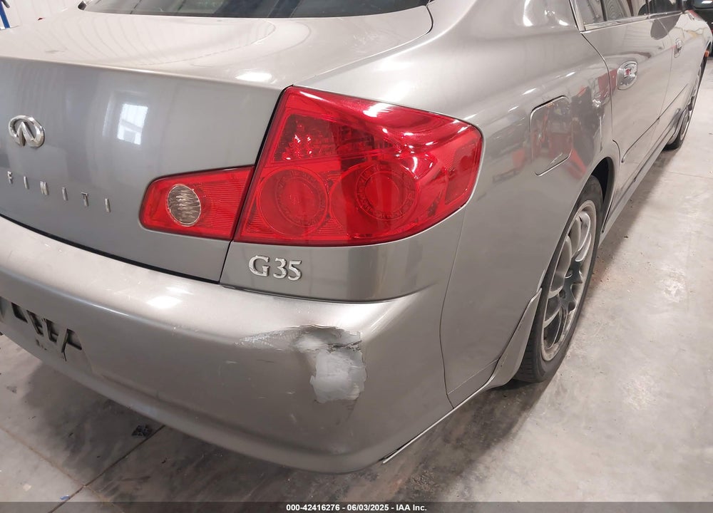 2006 INFINITI G35 VIN: JNKCV51E76M520394