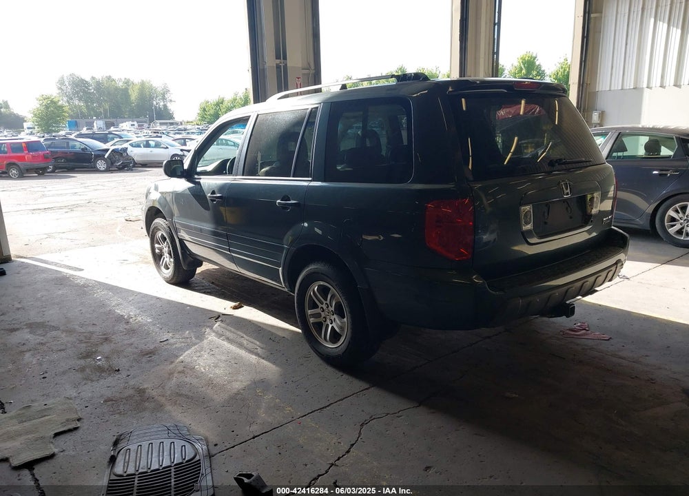 2005 HONDA PILOT EX-L VIN: 2HKYF18675H521159