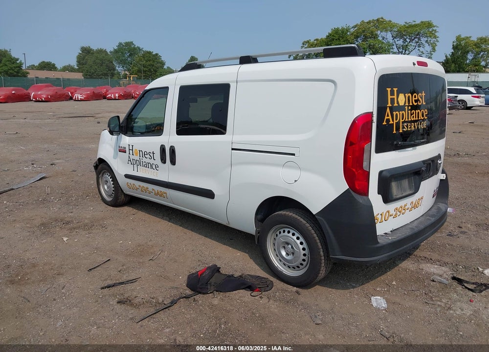 2017 RAM PROMASTER CITY TRADESMAN VIN: ZFBERFAB2H6G64040