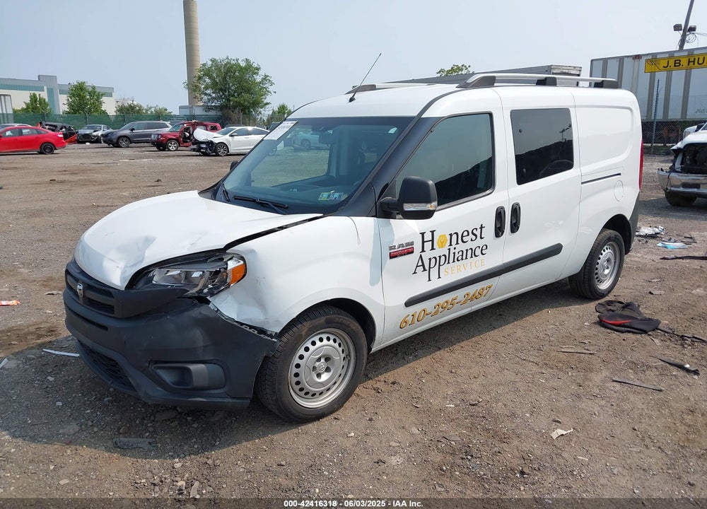2017 RAM PROMASTER CITY TRADESMAN VIN: ZFBERFAB2H6G64040