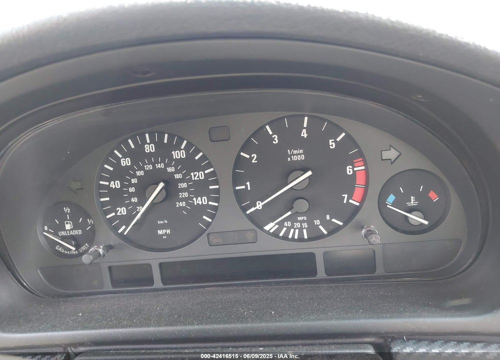 2000 BMW 540I VIN: WBADN5348YGC95821