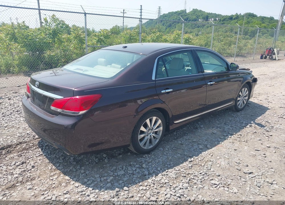 2011 TOYOTA AVALON VIN: 4T1BK3DB7BU427862