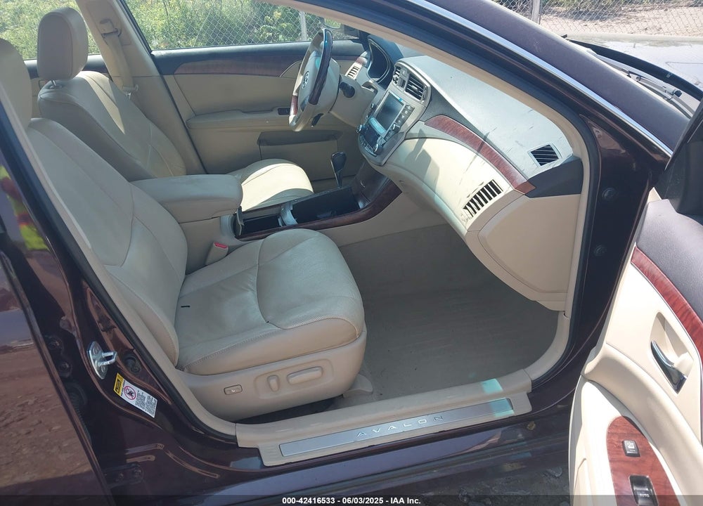 2011 TOYOTA AVALON VIN: 4T1BK3DB7BU427862