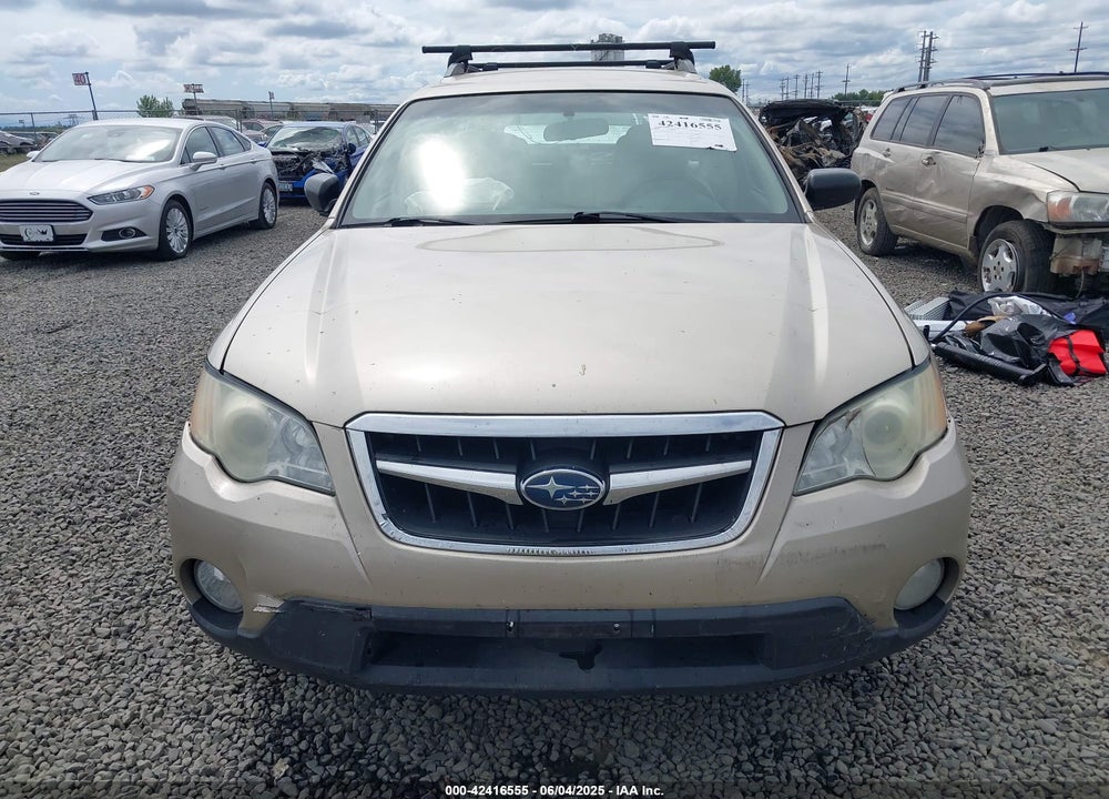 2008 SUBARU OUTBACK 2.5I VIN: 4S4BP61C186356218