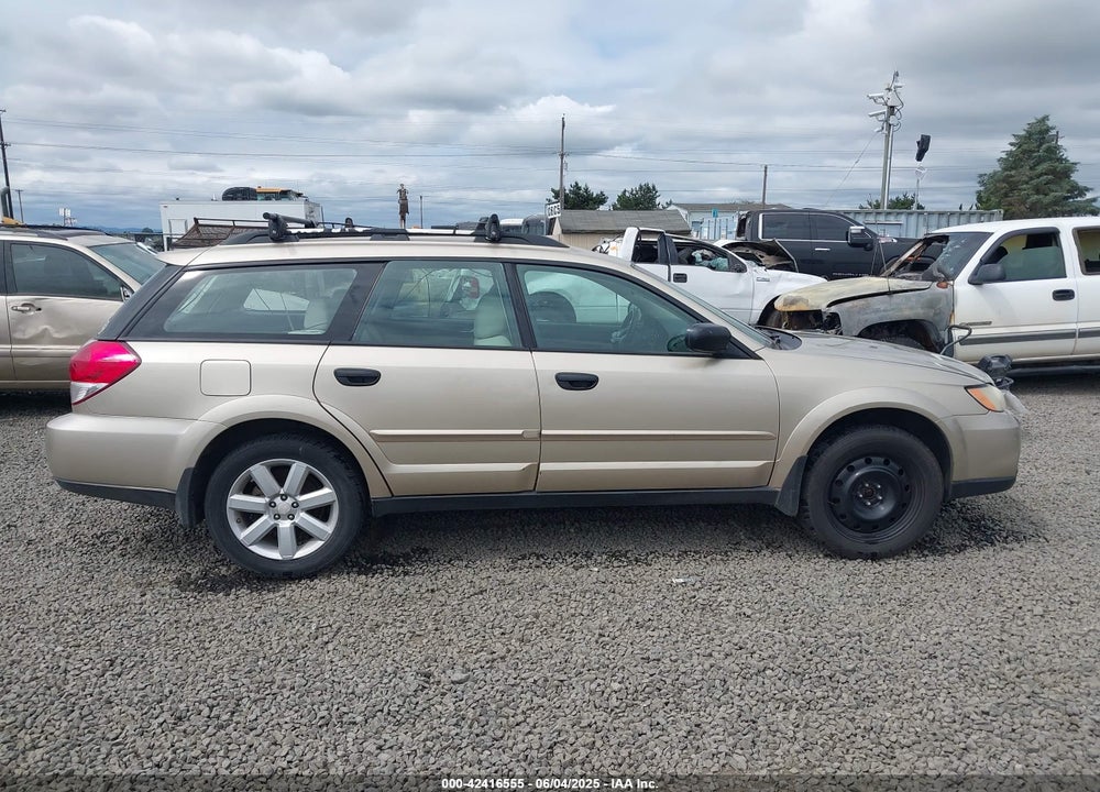 2008 SUBARU OUTBACK 2.5I VIN: 4S4BP61C186356218