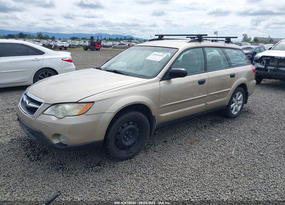 2008 SUBARU OUTBACK 2.5I VIN: 4S4BP61C186356218