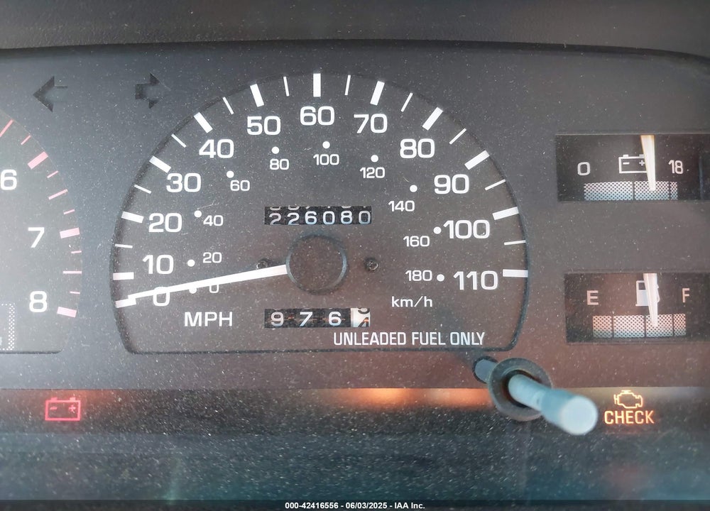 1997 TOYOTA T100 SR5 V6 VIN: JT4TN14D6V0033142