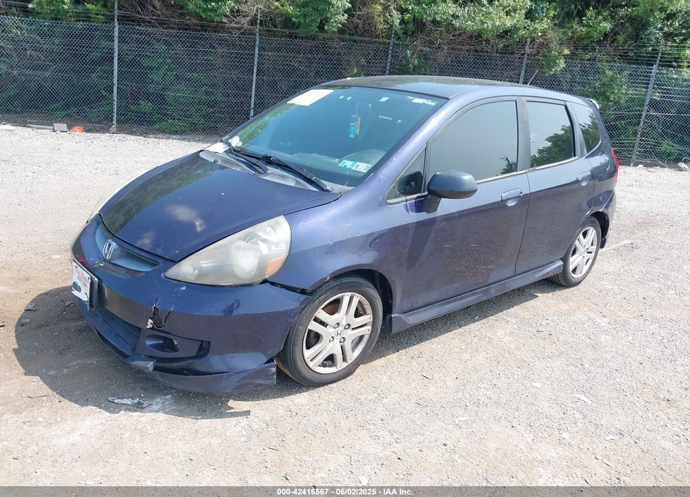 2008 HONDA FIT VIN: JHMGD38658S043311