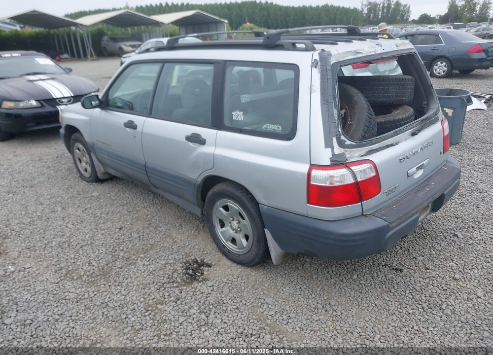 2002 SUBARU FORESTER L VIN: JF1SF63532H758250