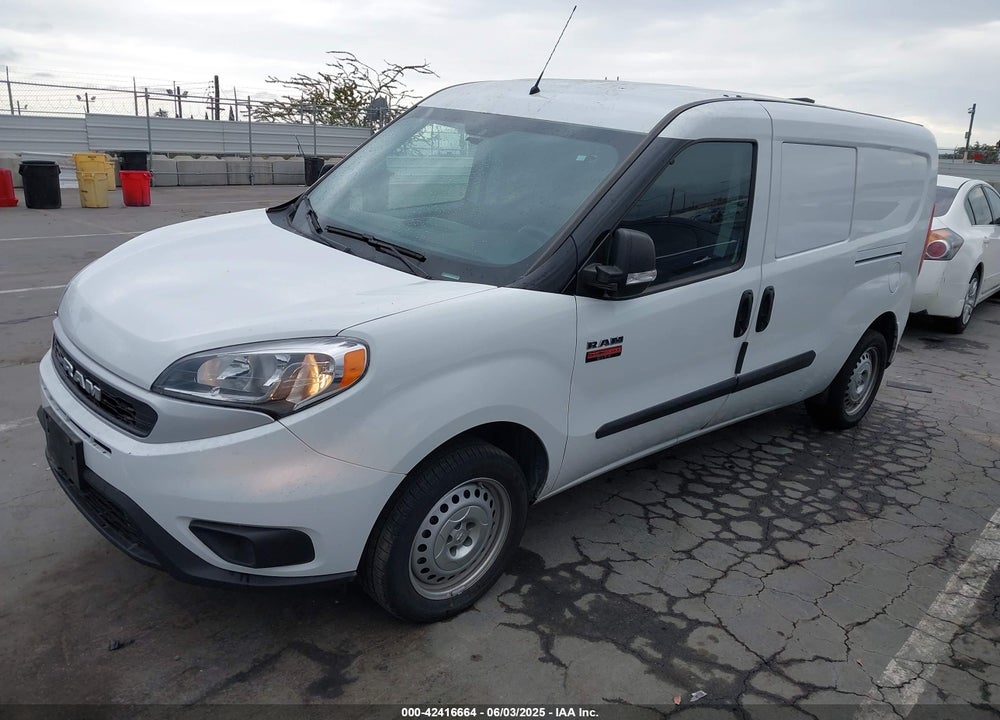 2022 RAM PROMASTER CITY CARGO VAN VIN: ZFBHRFAB3N6X47952