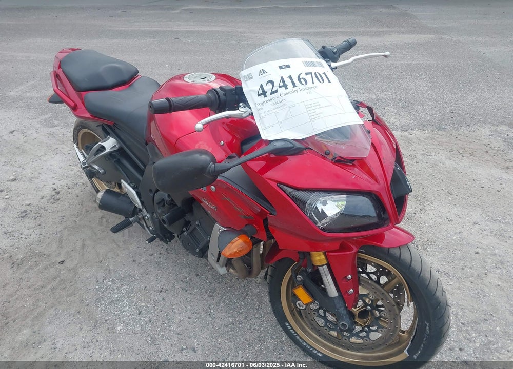 2008 YAMAHA FZ1 S VIN: JYARN17E68A005561