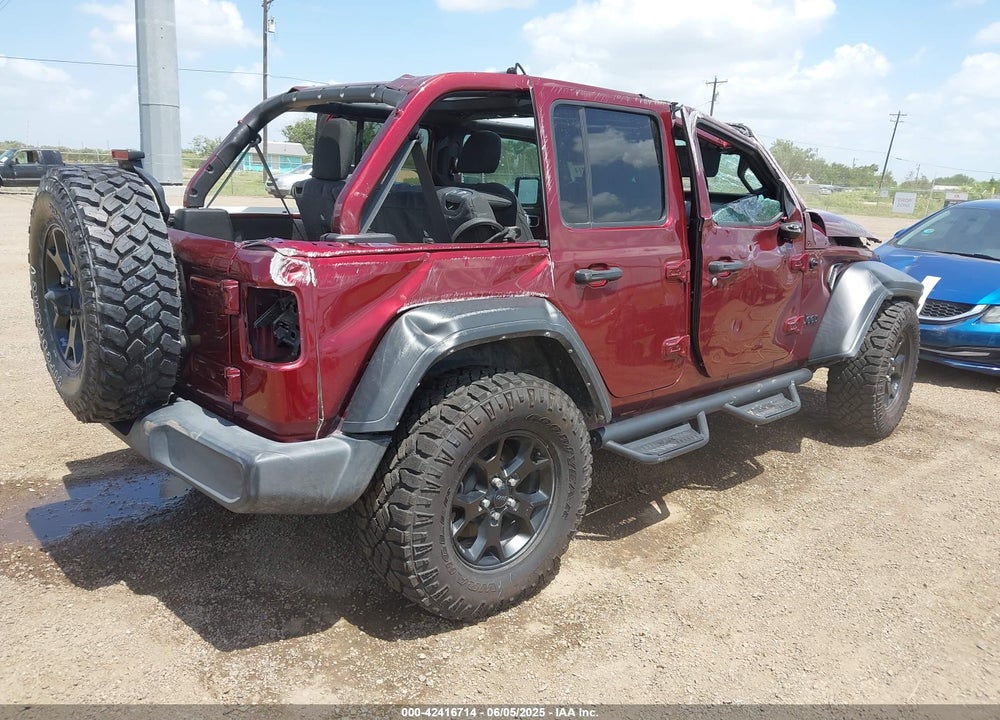 2021 JEEP WRANGLER UNLIMITED VIN: 1C4HJXDN0MW815350