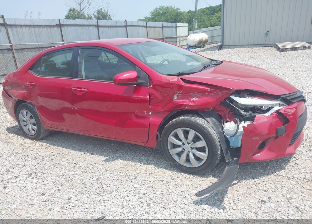2014 TOYOTA COROLLA LE VIN: 5YFBURHE0EP069107