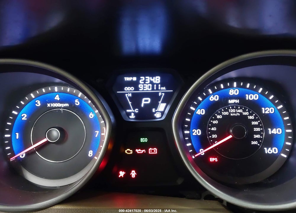 2013 HYUNDAI ELANTRA VIN: KMHDH4AE4DU844578