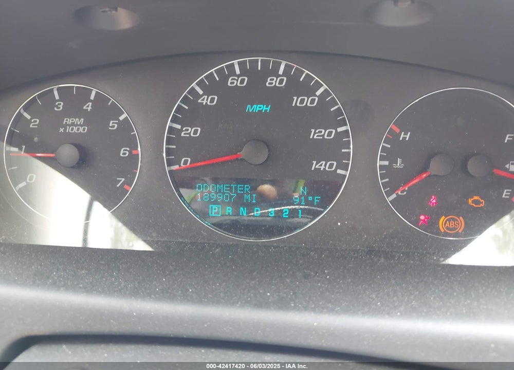 2006 CHEVROLET IMPALA LTZ VIN: 2G1WU581969323818