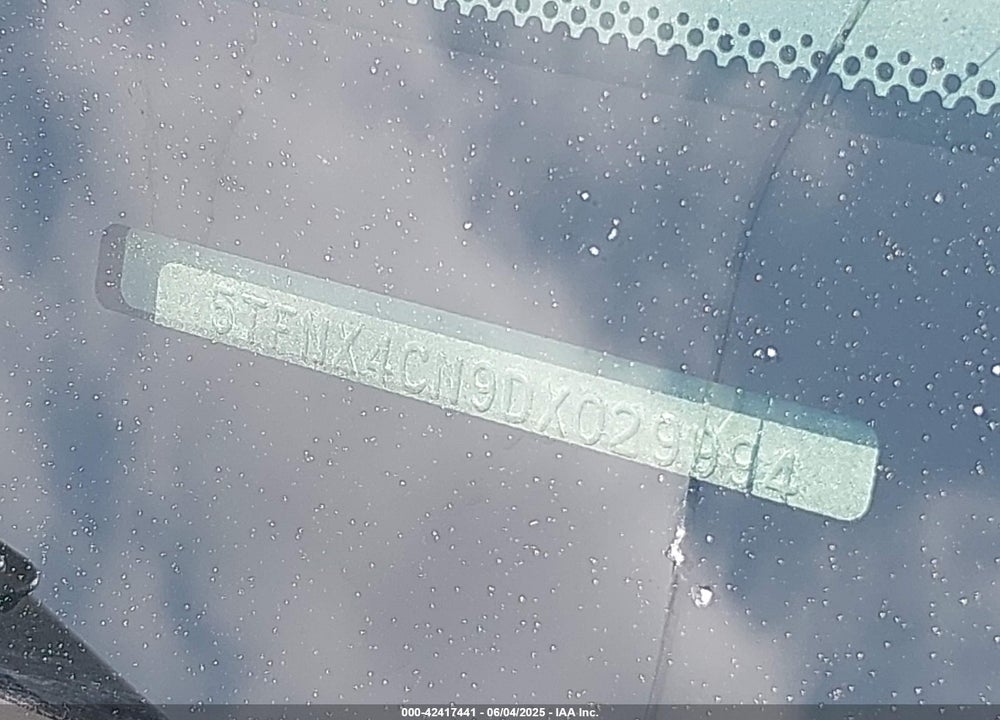 2013 TOYOTA TACOMA VIN: 5TFNX4CN9DX029994