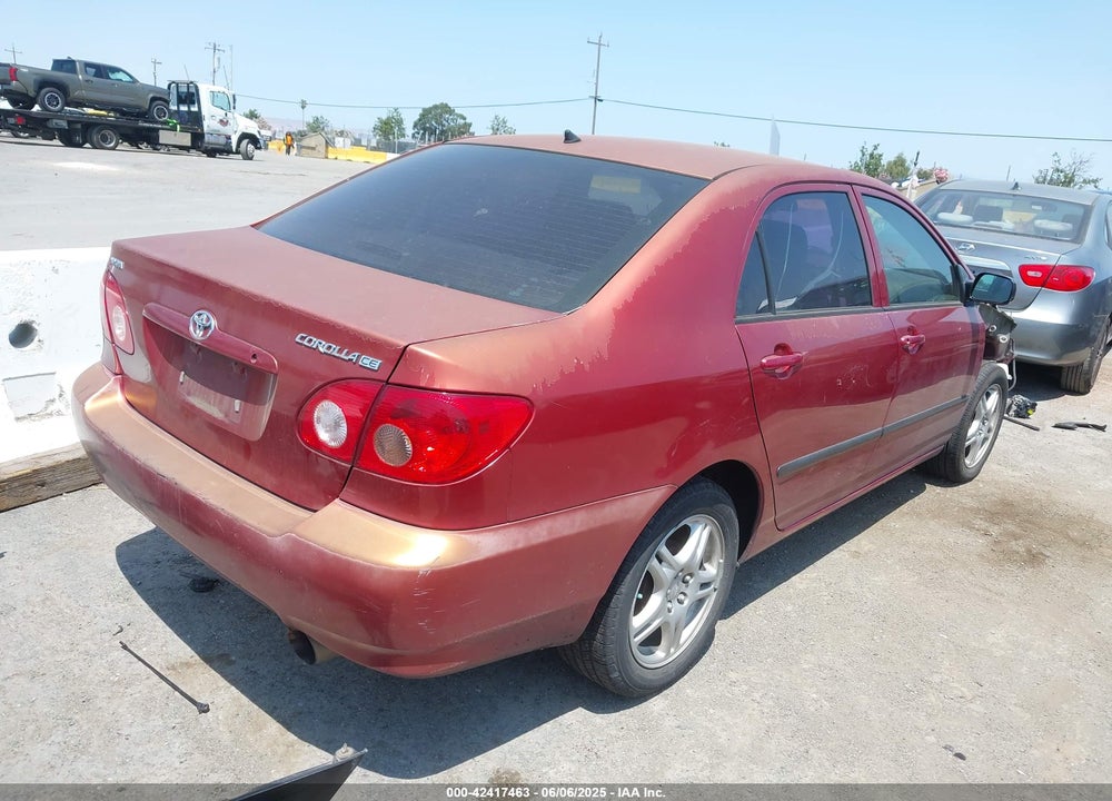 2008 TOYOTA COROLLA CE VIN: 1NXBR32E98Z975900