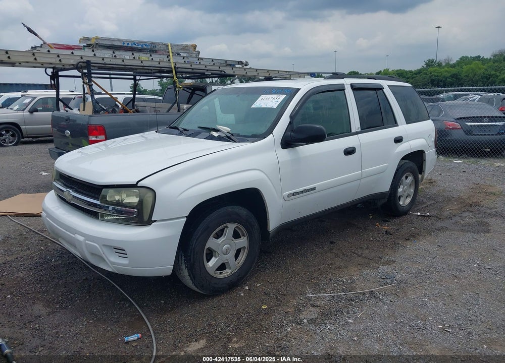2002 CHEVROLET TRAILBLAZER LS VIN: 1GNDS13S122502822