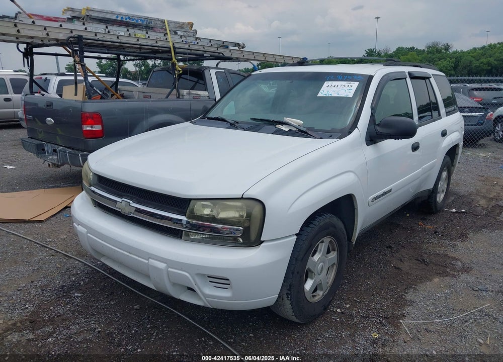 2002 CHEVROLET TRAILBLAZER LS VIN: 1GNDS13S122502822