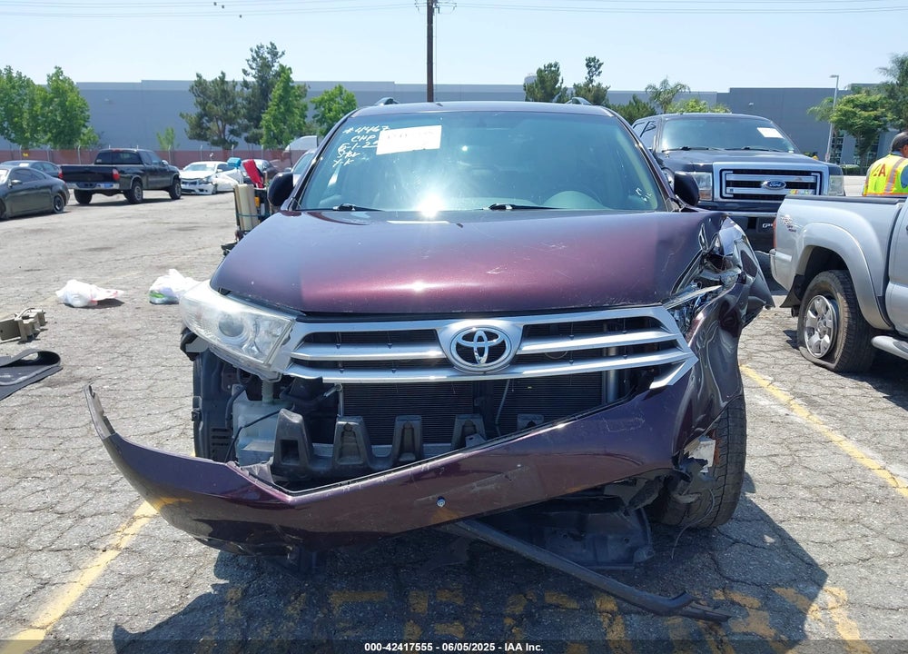 2013 TOYOTA HIGHLANDER VIN: 5TDDK3EHXDS255785