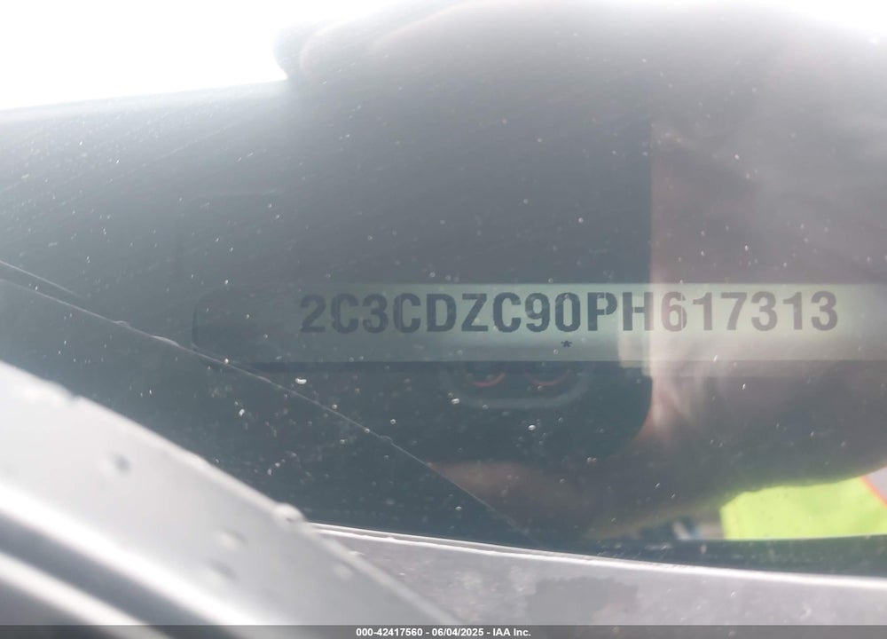2023 DODGE CHALLENGER VIN: 2C3CDZC90PH617313