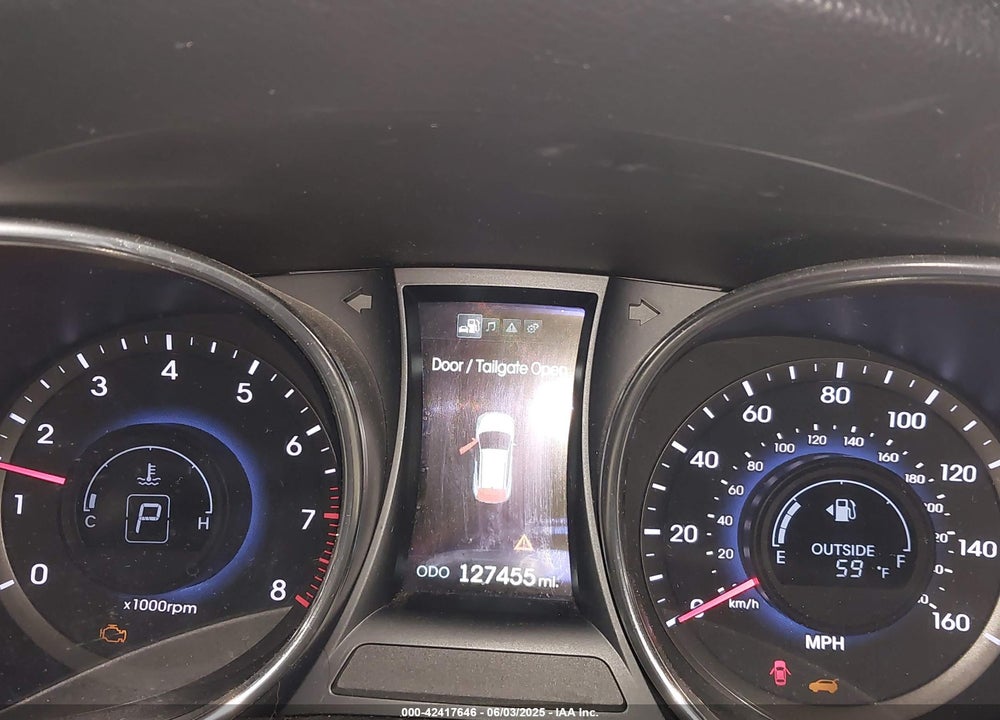 2014 HYUNDAI SANTA FE GLS VIN: KM8SNDHF2EU035158