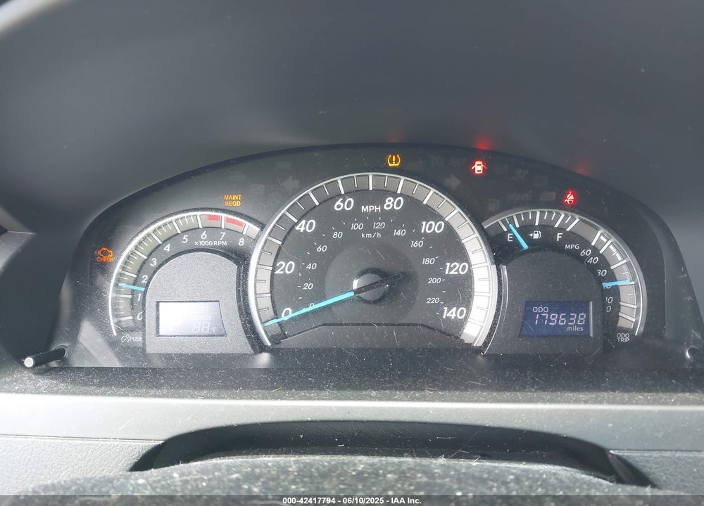 2013 TOYOTA CAMRY VIN: 4T1BF1FK2DU245561