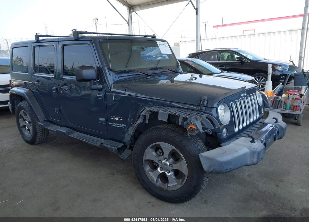 2017 JEEP WRANGLER UNLIMITED SAHARA 4X4 VIN: 1C4BJWEG7HL567802