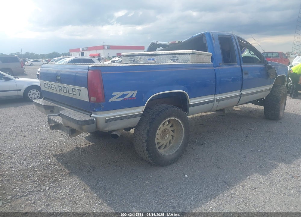 1997 CHEVROLET K1500 FLEETSIDE VIN: 2GCEK19RXV1105034