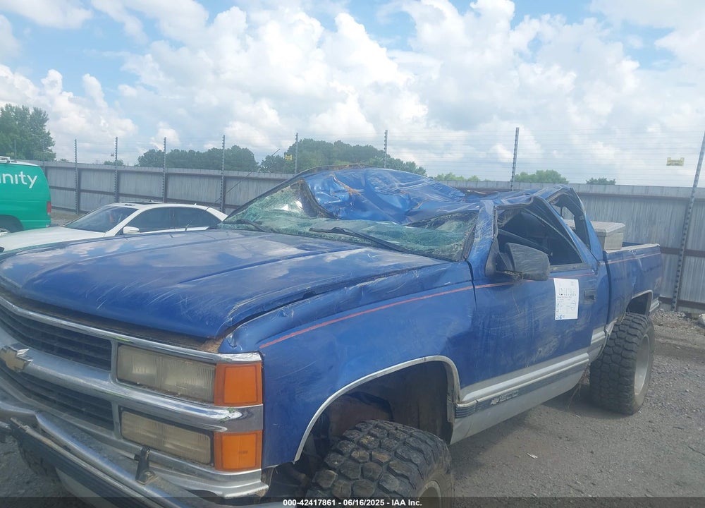 1997 CHEVROLET K1500 FLEETSIDE VIN: 2GCEK19RXV1105034