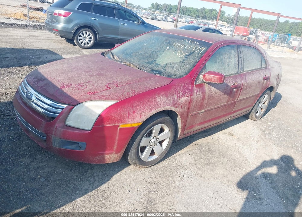 2008 FORD FUSION SE VIN: 3FAHP07Z08R218167
