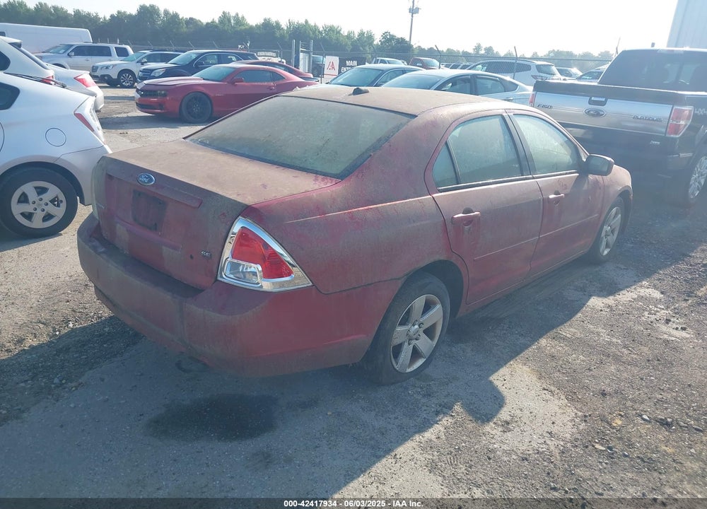 2008 FORD FUSION SE VIN: 3FAHP07Z08R218167