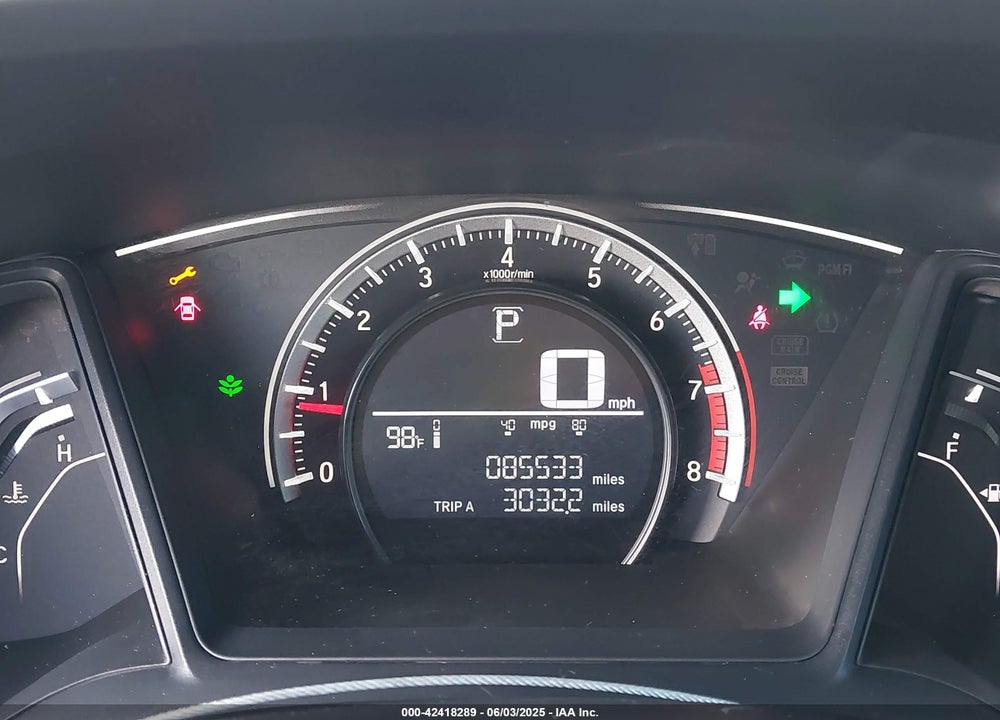 2016 HONDA CIVIC VIN: 19XFC2F53GE022284