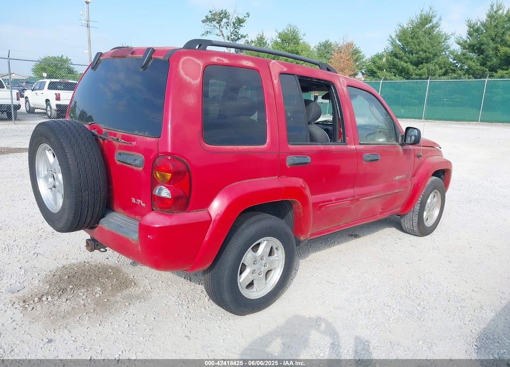 2002 JEEP LIBERTY VIN: 1J4GK58K22W262219