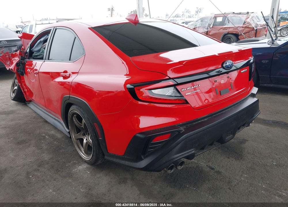 2022 SUBARU WRX VIN: JF1VBAF68N9026422