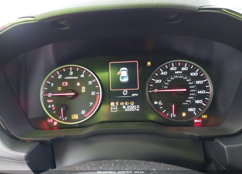 2022 SUBARU WRX VIN: JF1VBAF68N9026422