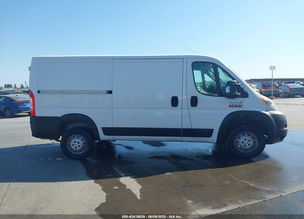 2019 RAM PROMASTER 1500 LOW ROOF 136 WB VIN: 3C6TRVAGXKE505802
