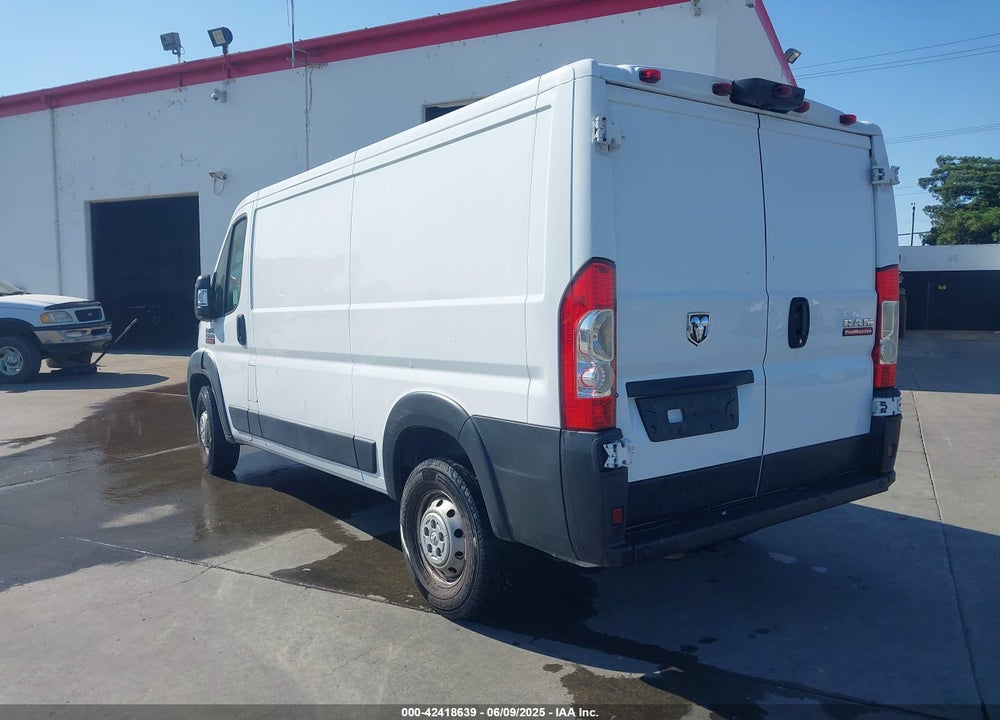 2019 RAM PROMASTER 1500 LOW ROOF 136 WB VIN: 3C6TRVAGXKE505802