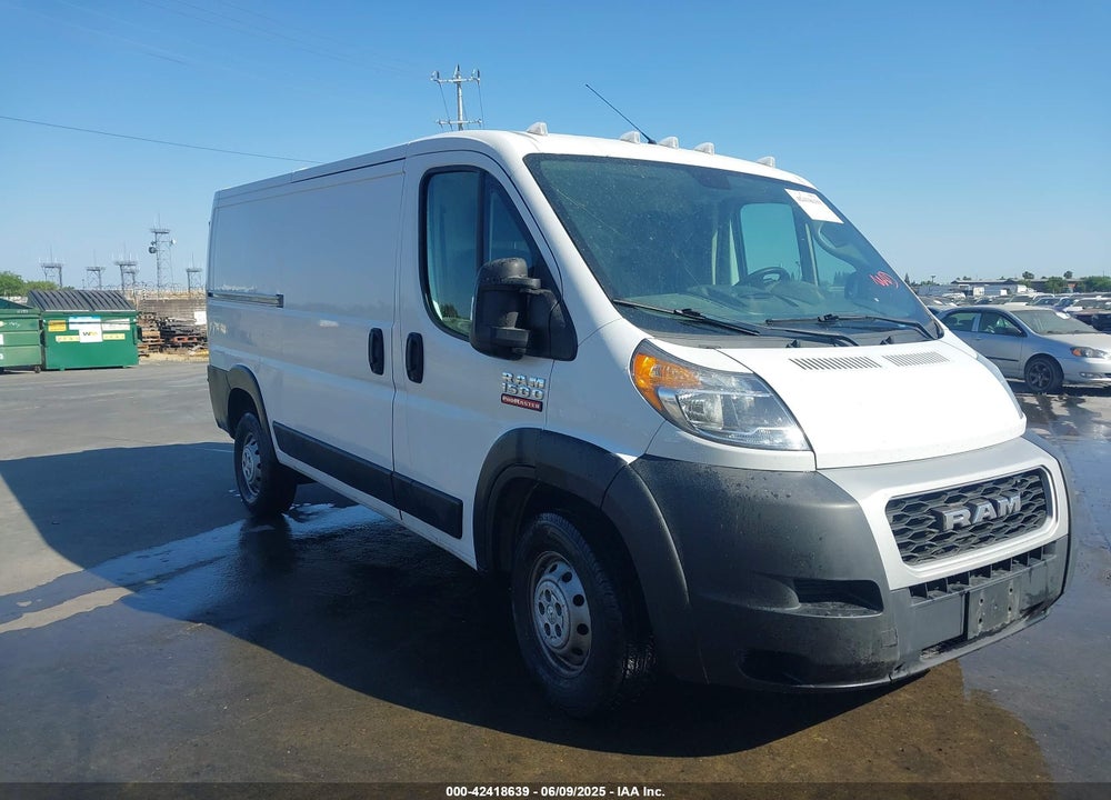 2019 RAM PROMASTER 1500 LOW ROOF 136 WB VIN: 3C6TRVAGXKE505802